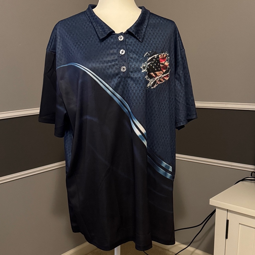 Men's Navy Blue Polo Shirt